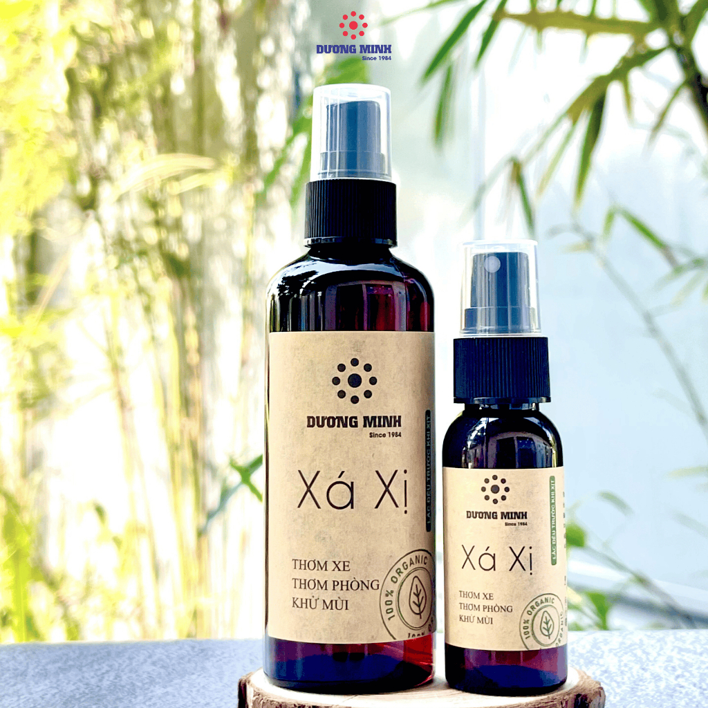 Chai xịt thơm Xá Xị và các loại tinh dầu Dương Minh tinh dầu tự nhiên thơm xe, thơm phòng, thư giãn