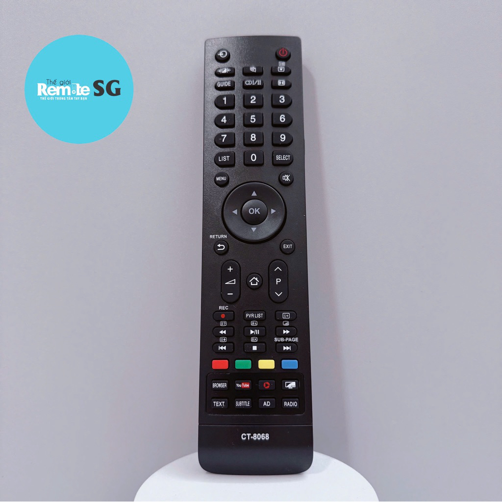 REMOTE ĐIỀU KHIỂN TIVI TOSHIBA CT-8068