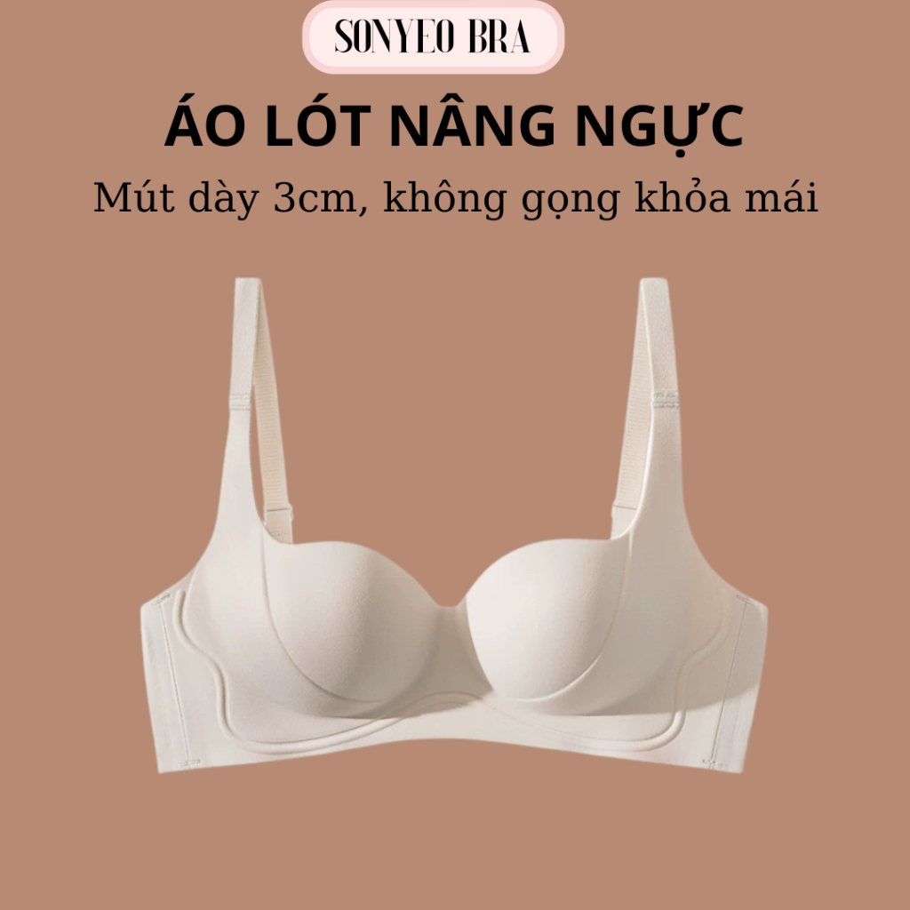 Áo Lót Su Non Không Gọng–Nâng Ngực Tự Nhiên, Thoáng Mát Cả Ngày, Nhẹ Êm Như Không, Đệm 3cm– Mã AL158