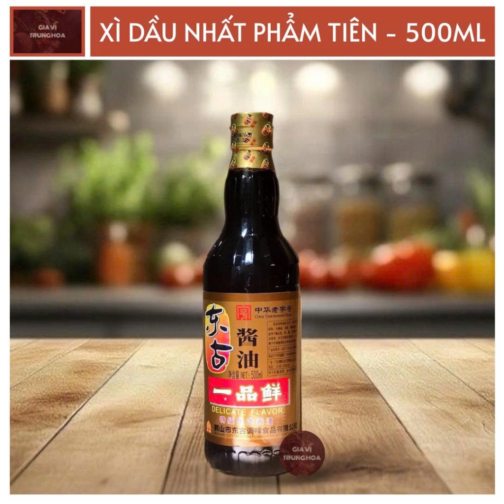  Chai 500ml - Xì Dầu Nhất Phẩm Tiên - Xì Dầu Càng Cua 