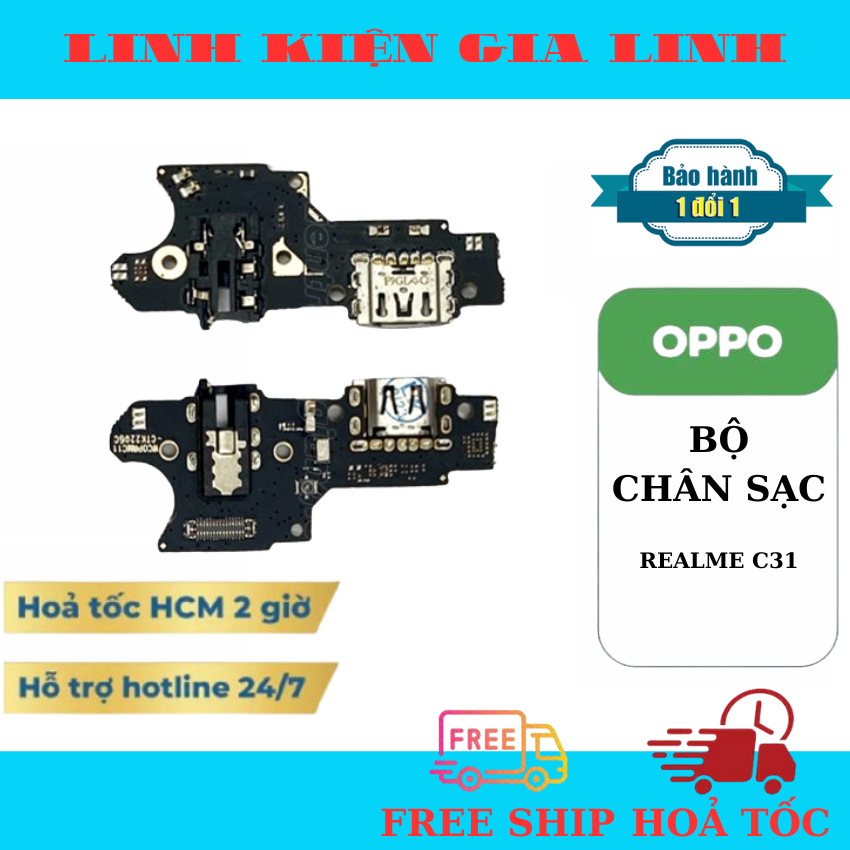 Cụm Chân Sạc Oppo Realme C31 / Realme c31