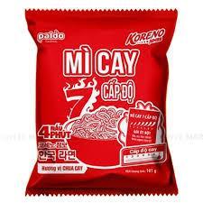 Combo 10 Gói Mì Cay 7 Cấp Độ Koreno Jumbo Paldo 100Gam