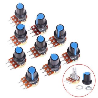 Combo Biến Trở Volume (Triết Áp + Vỏ Triết Áp Nhựa)