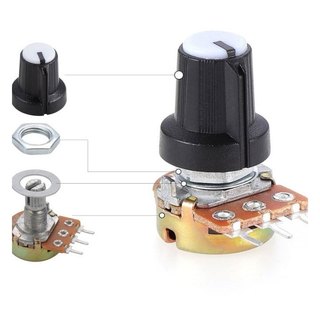 Combo Biến Trở Volume (Triết Áp + Vỏ Triết Áp Nhựa)