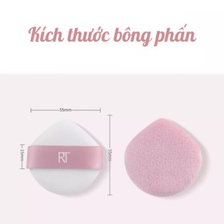 Mút trang điểm tán nền, phủ phấn RT Real Techniques Powder Puff sponge