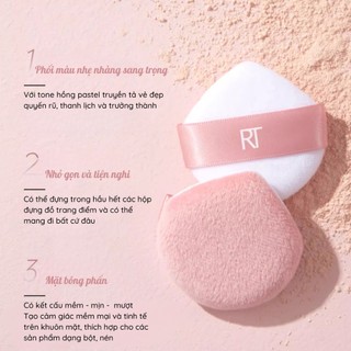Mút trang điểm tán nền, phủ phấn RT Real Techniques Powder Puff sponge
