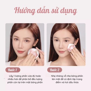 Mút trang điểm tán nền, phủ phấn RT Real Techniques Powder Puff sponge