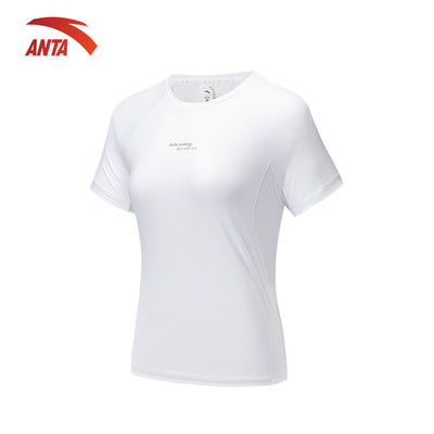 ANTA Nữ Training Áo thun Thể Thao Chạy Bộ Tập Gym Pickleball Cầu Lông Siêu Thoáng Khí 1625C5106