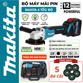 [PIN 15 CELL] Máy mài pin Makita 199V Dây Đồng 100% - 15CELL - Không Chổi Than.