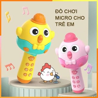  Đồ Chơi Micro Của Trẻ Em Kèm Sạc Đa Chức Năng - Đồ Chơi Micro Đổi Giọng Nói An Toàn Giáo Dục Cho Trẻ Nhỏ 