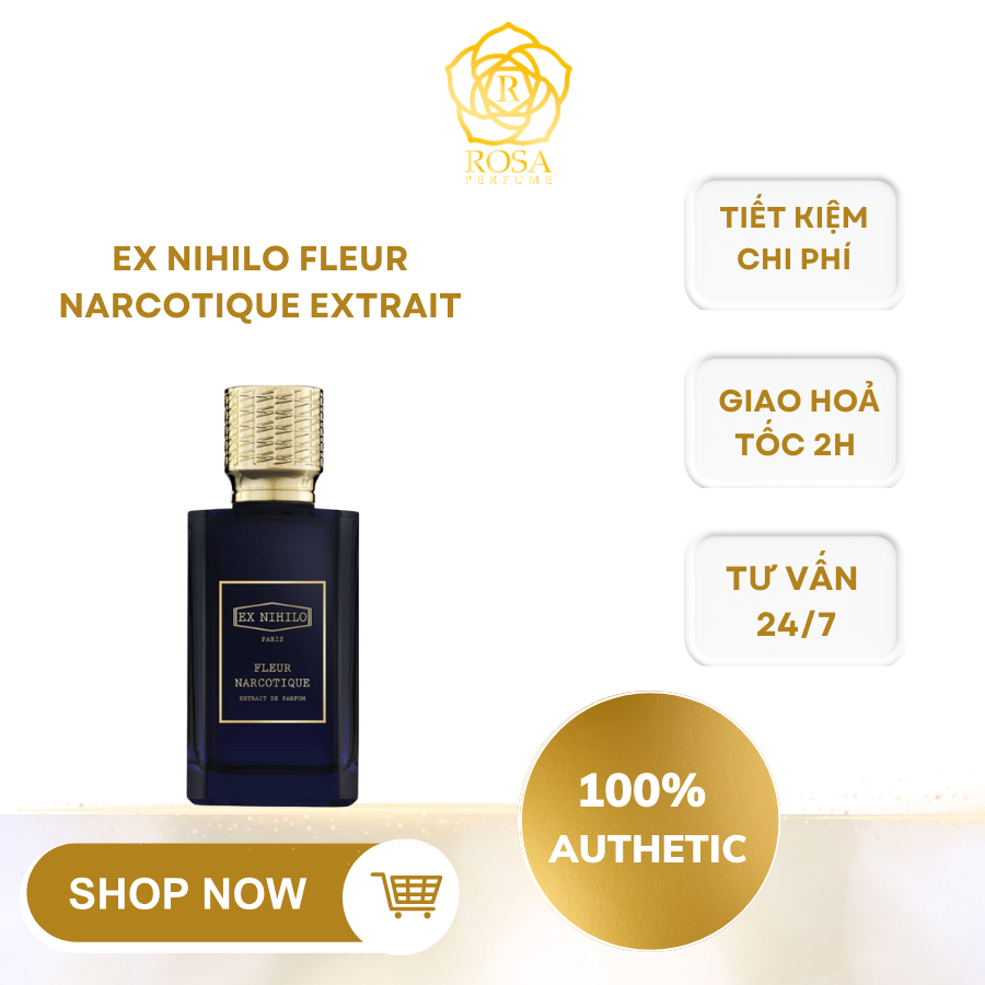 ( Full chính hãng ) Nước hoa Unisex Ex nihilo Fleur Narcotique Extrait sang trọng, tươi mát, tinh tế