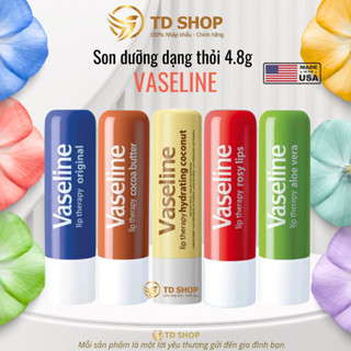 [NK Mỹ] Son Dưỡng Môi Vaseline Original I Cocoa butter I Aloe Vera I  Rosy lips Dạng Thỏi 4.8g - TD Shop
