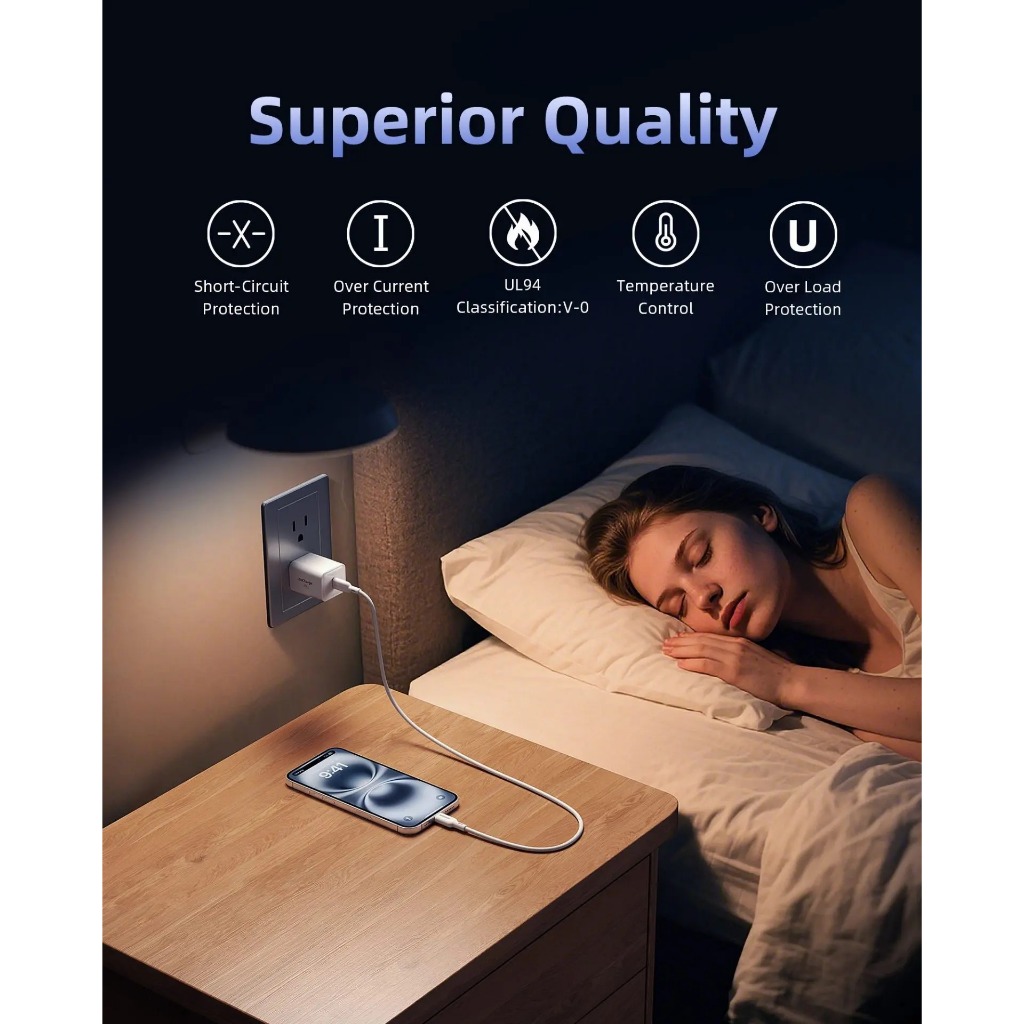 Củ sạc nhanh 20W 1 cổng USB-C Innostyle Gocharge thiết kế nhỏ gọn, chính hãng, bảo hành 1 năm | BigBuy360 - bigbuy360.vn