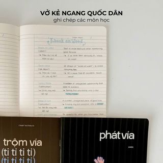 Vở kẻ ngang 80 120 trang Crabit Trộm vía điểm cao Collection