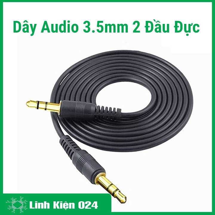 Dây Audio 3.5mm 2 Đầu Đực 1.5m
