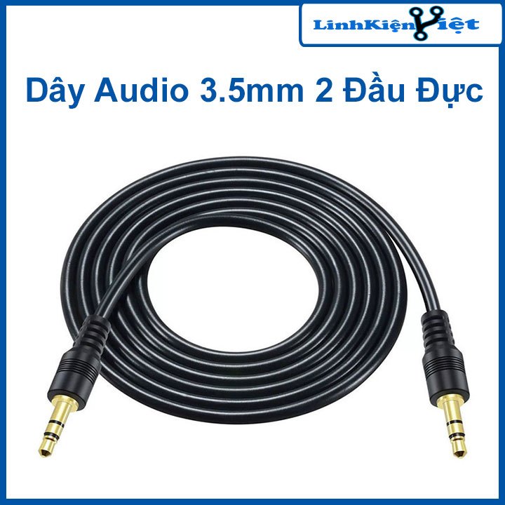 Dây Audio 3.5mm 2 Đầu Đực 1.5m