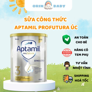 Sữa Bột Aptamil Bạc Profutura Úc Số 1 2 3 Phát Triển Toàn Diện Cho Bé Lon 900g [ORIN]