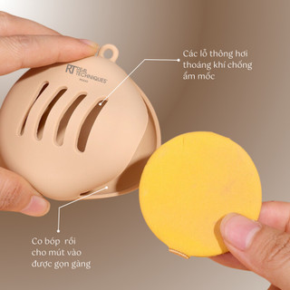 Miếng đựng mút trang điểm RT Real Techniques Holder Powder Puff Storage