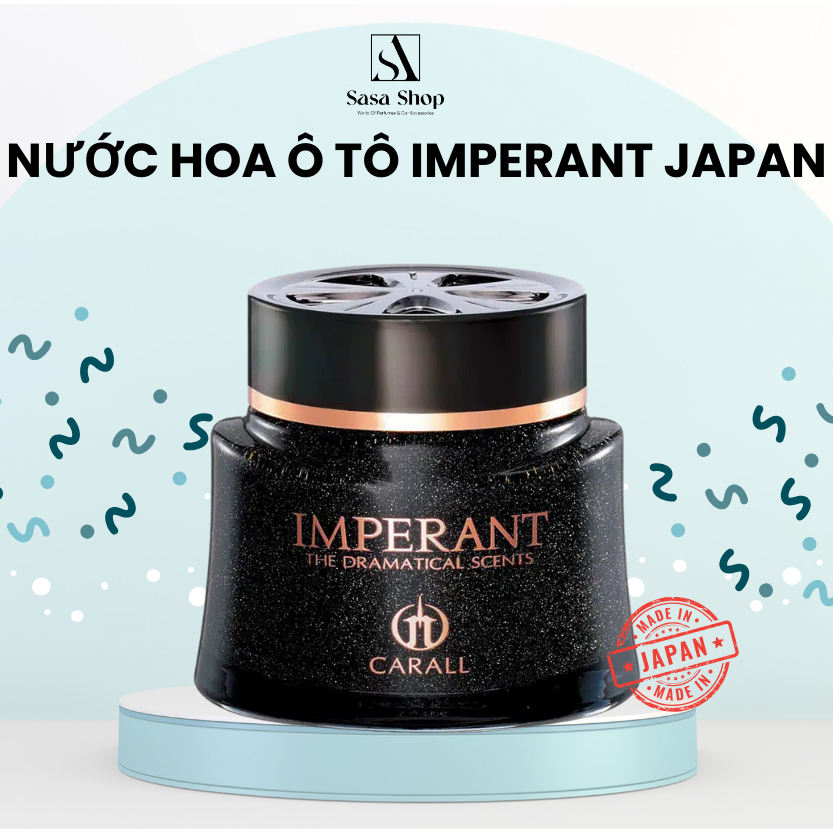 Nước hoa ô tô 100% hương thơm tự nhiên - Imperant Carall -Phù hợp để bàn làm việc,phòng khách, ô tô xe con