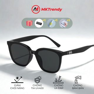  Kính râm nam nữ MKTRENDY kính mát thời trang gọng vuông chống tia UV phong cách Hàn Quốc R8 