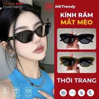  Kính râm mắt mèo MKTRENDY thời trang kính mát nam nữ chống tia UV phong cách Hàn Quốc R1 