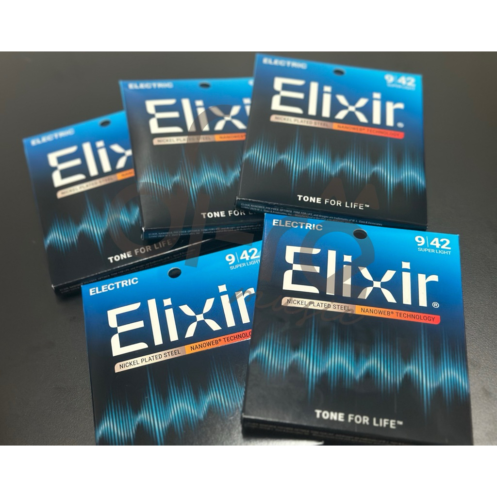 Dây guitar điện Elixir Nanoweb 9-42