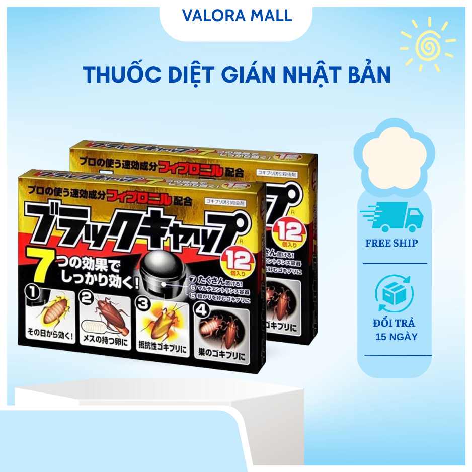 Thuốc Diệt Gián Nhật Bản 12 Viên An Toàn Hiệu Quả Viên Diệt Gián Sinh Học Hiệu Quả