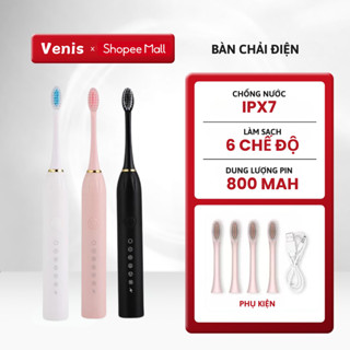 Bàn Chải Điện Sonic X3 Đánh Răng Tự Động Với Lông Chải Mềm Mịn Chống Nước Tuyệt Đối - SNX3
