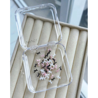 Set 50 charm, phụ kiện nơ trang trí móng tay nghệ thuật No20, No21