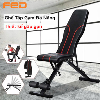 Ghế Tập Gym Tại Nhà Kingbox 8006 Điều Chỉnh Đa Năng, Ghế Tập Tạ Gấp Gọn Chịu Tải 200kg Thép 1.2mm