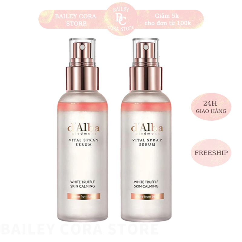 Tinh Chất Xịt Khoáng d’Alba – Cấp Ẩm & Làm Sáng Da Tức Thì, Cho Làn Da Căng Mướt