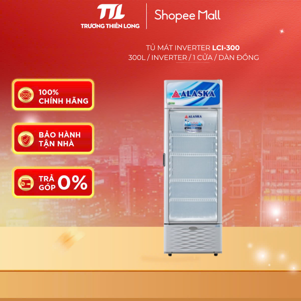 LCI-300 - Tủ mát Alaska Inverter 300 lít LCI-300