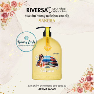  Sữa Tắm Hương Nước Hoa Cao Cấp RIVERSA SAKURA 1200 ml 
