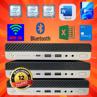 Máy tính HP mini 800G3 ,cpu core i3 6100,7100, i5 6500,7500, i7 6700,7700 wifi 5G / bluetooth (bảo hành 1 năm)