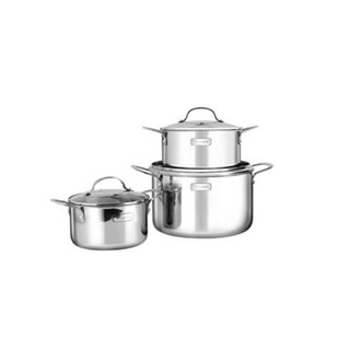 Bộ 3 nồi Inox cao cấp Elmich Trimax 3 đáy EL3741size16-20-24cm an toàn cho sức khỏe, bền bỉ với thời gian (hàng chính hã