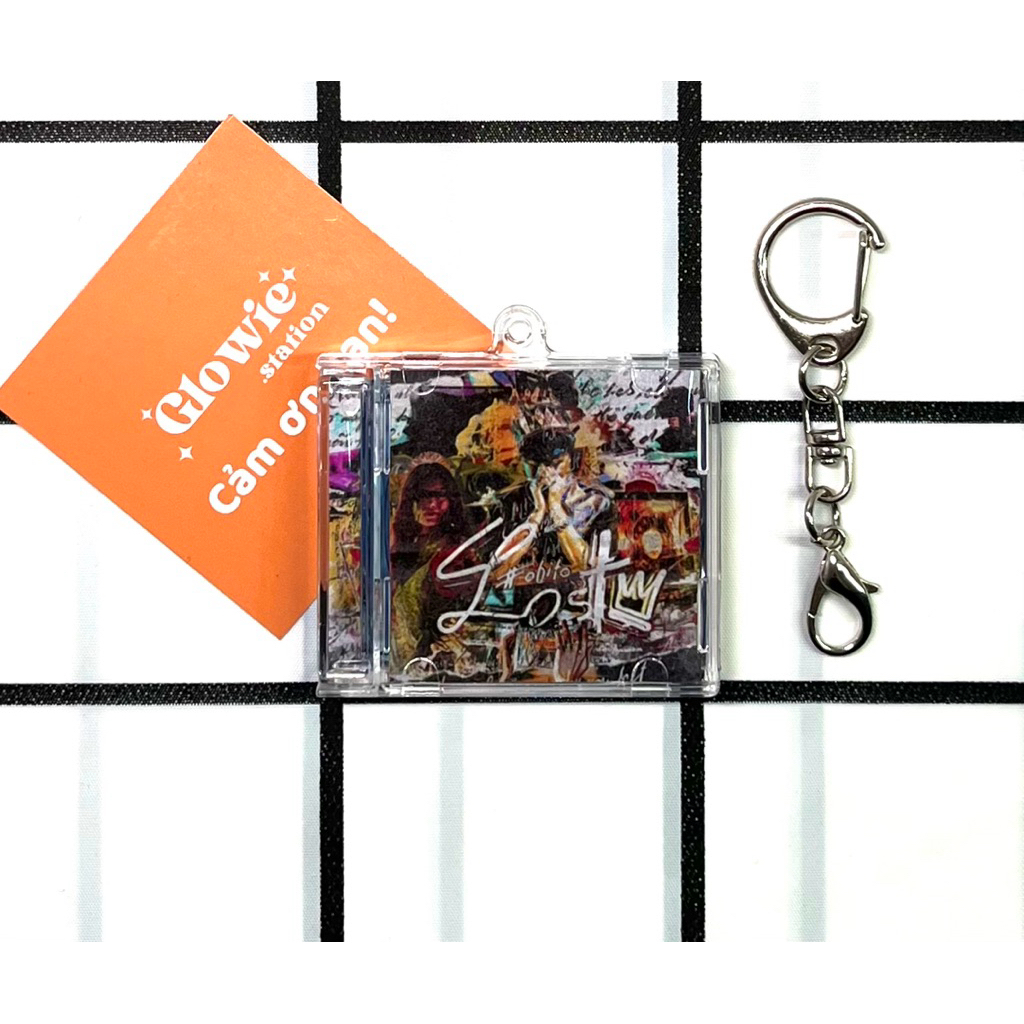 Móc khóa Mini CD LOST - Obito có NFC quét link nhạc