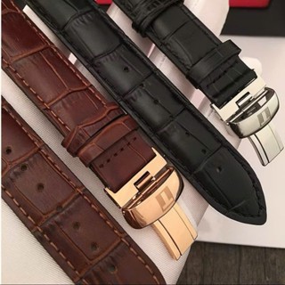    TẶNG TOVIT   Dây Đồng Hồ Đeo Tay Da Bò TISSOT 1853 Khoá Chống Gập Đủ Size Nam Nữ - CHỮ T 