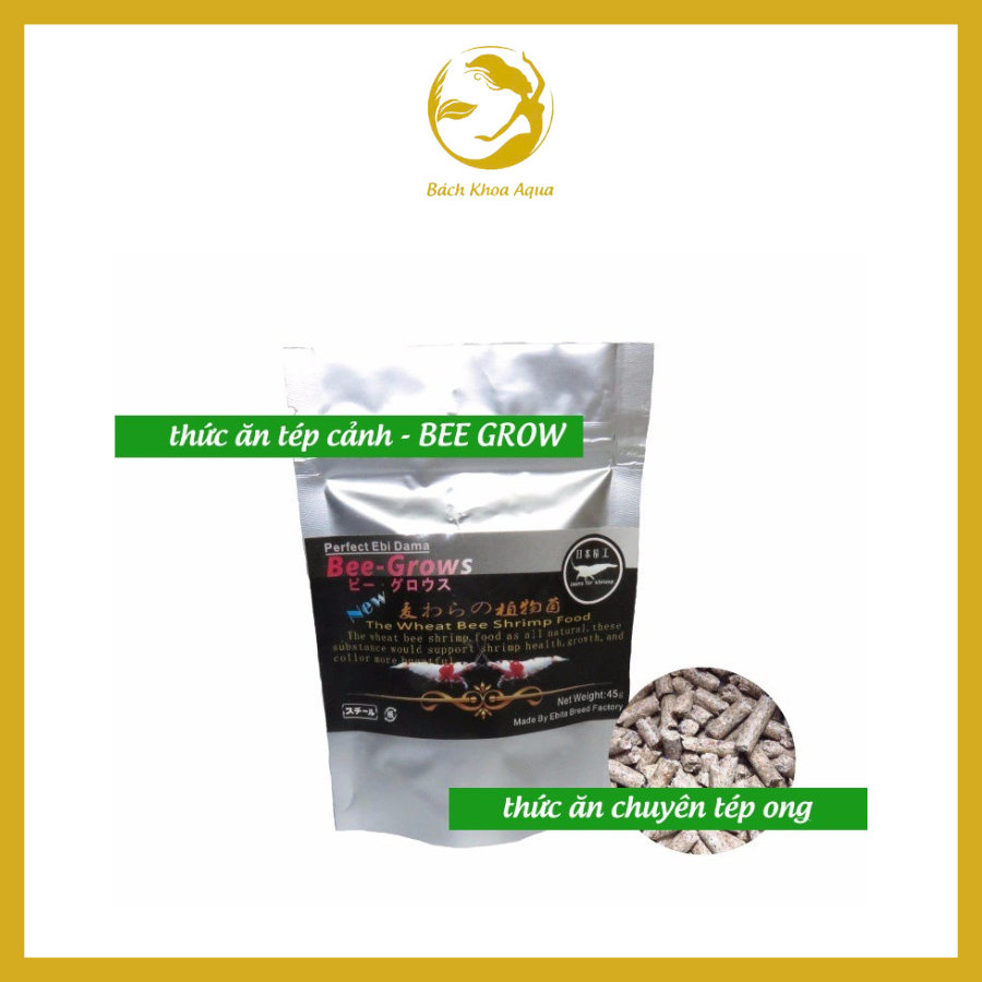 Thức ăn vỏ đậu nành Bee Grow chuyên cho tép