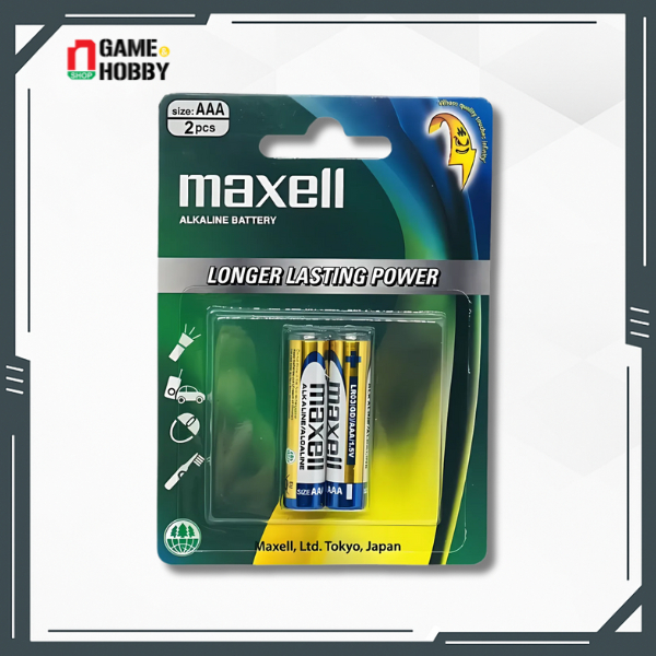 PIN MAXELL ALKALINE SUPER LR03 AAA - VỈ 2 VIÊN