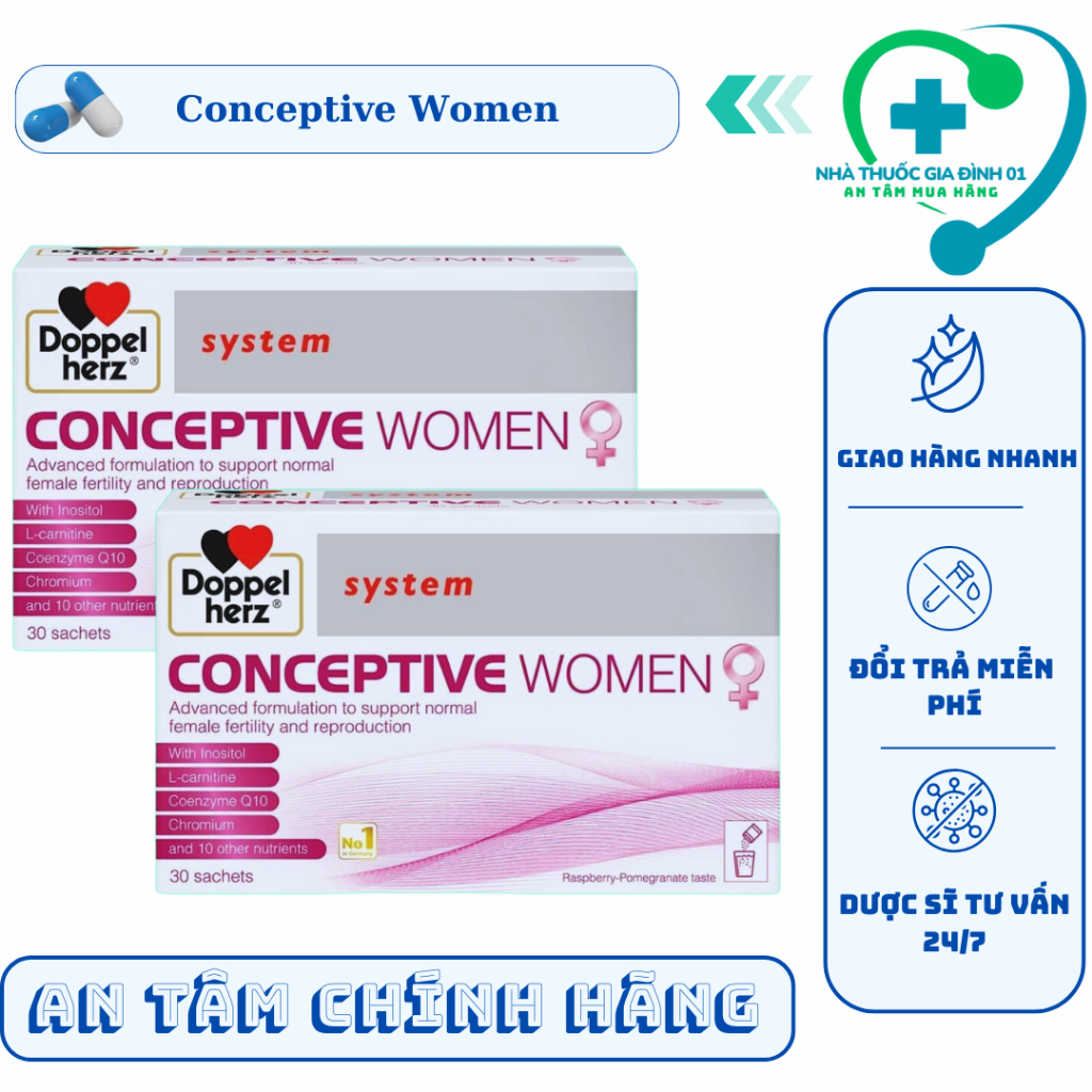 [CHÍNH HÃNG] Men Conceptive Women tăng chất lượng trứng ở phái nữ .