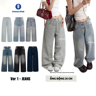 Calem Club - Quần Jeans Ống Suông Ver 1 nhiều màu tôn giáng form unisex nam nữ