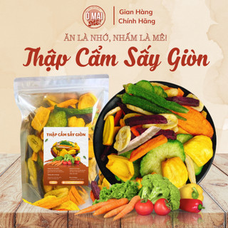  Trái Cây Thập Cẩm Sấy Giòn Ăn Liền Rau Củ Hoa Quả Sấy Mít Chuối Khoai Môn Khoai Lang - Ô MAI MÊ omaime 