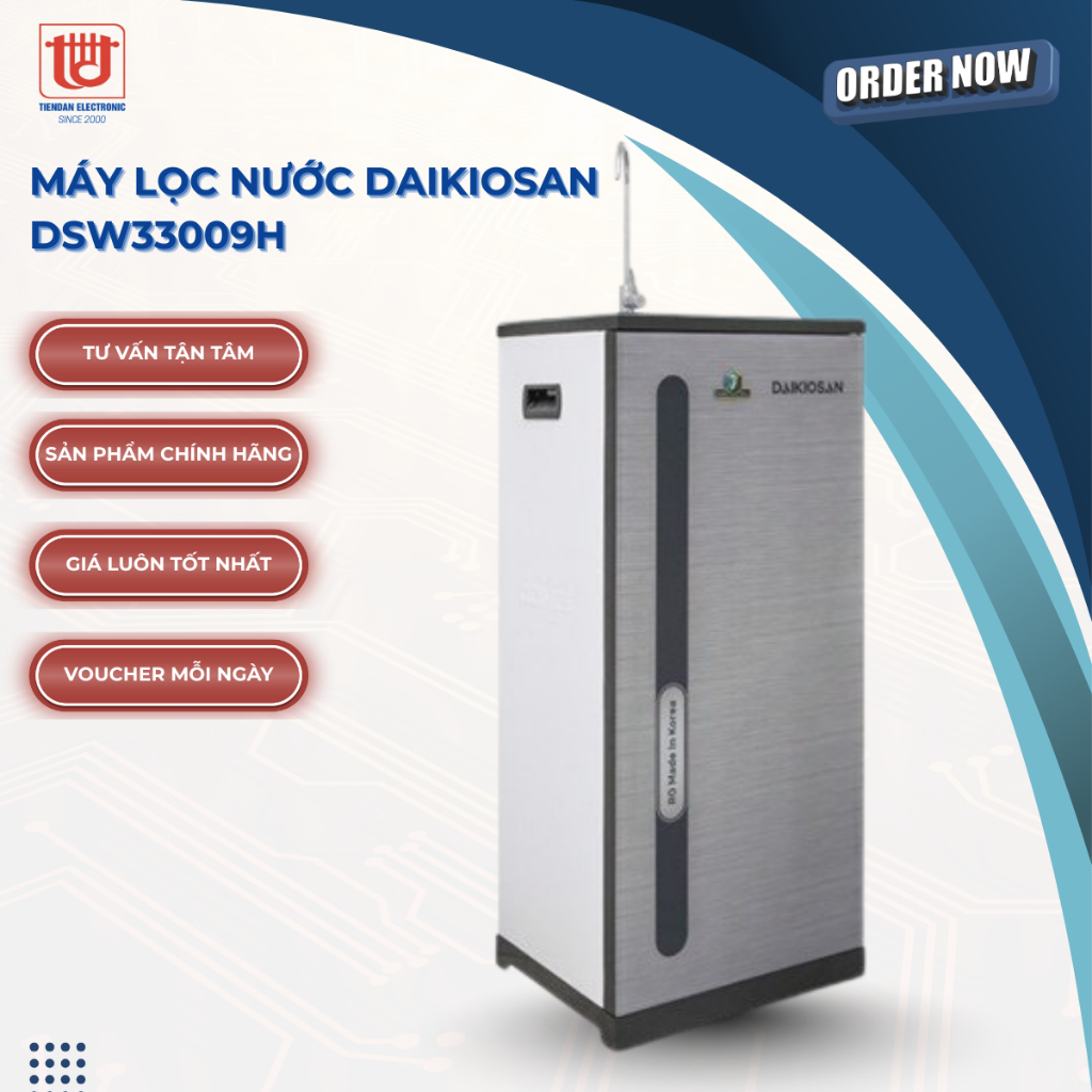 Daikiosan Máy Lọc Nước DSW33009H - 9 Cấp Lọc