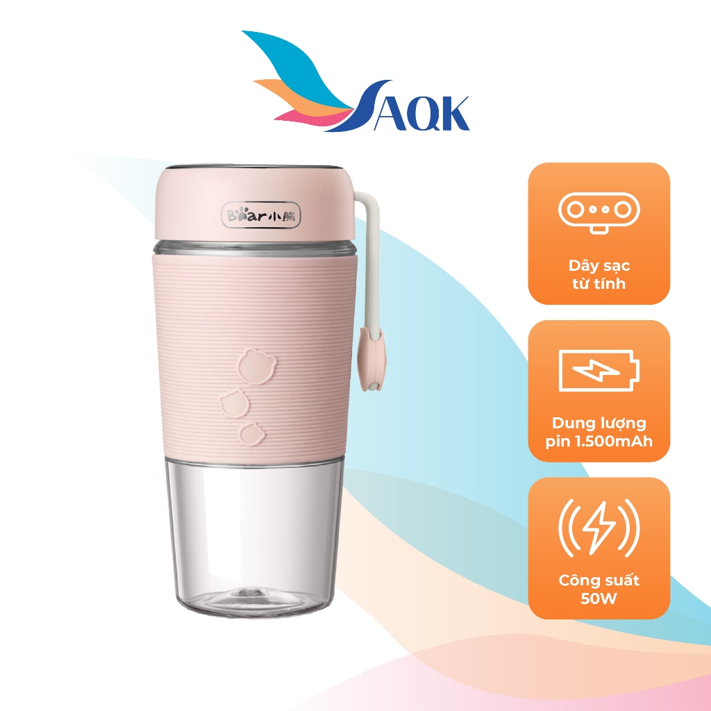 Máy xay sinh tố cầm tay Bear LLJ-B03C1 - Hàng chính hãng