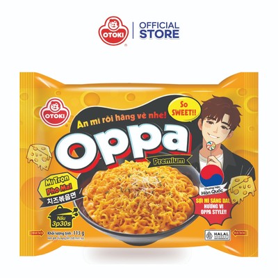 Combo 3 Gói Oppa Mì Trộn Phô Mai Otoki 113g