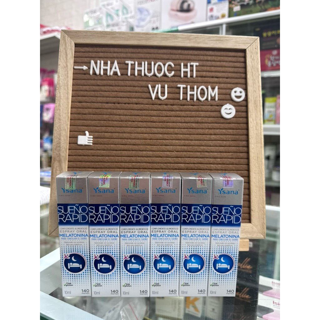 Melatonin xịt ngủ QUICK SLEEP I Xịt ngủ vào giấc nhanh, ngủ tự nhiên không có tác dụng phụ từ Tây Ba