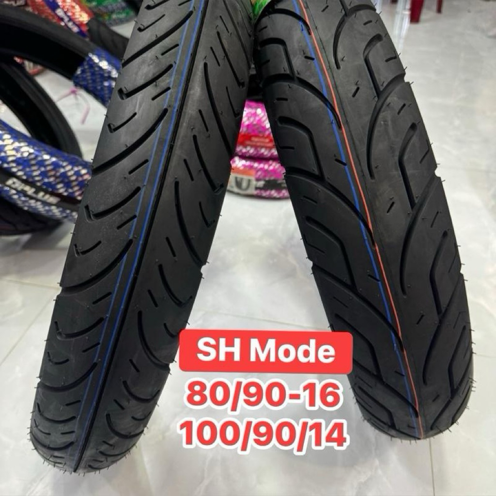 Lốp xe sh mode thuơng hiệu dplus công nghệ Nhật 80/90/16 và 100/90/14 bám đường tốt