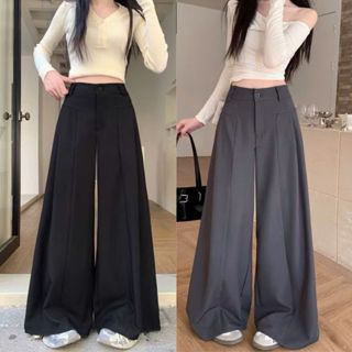 Quần công sở cạp cao ống siêu rộng Joolate chất gold hàn cao cấp 411 P7K1