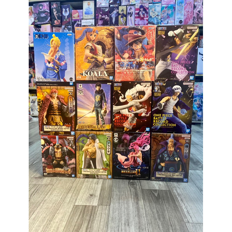 Mô hình Onepiece chính hãng Luffy G5 Shirahosi Law Mihawk Aramaki Kid Franky Koala decor máy tính la