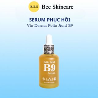 [HÀNG CÔNG TY] Serum B9 Vic Derma Folic Acid Dưỡng Ẩm, Phục Hồi, Chống Lão Hóa Bee Skincare